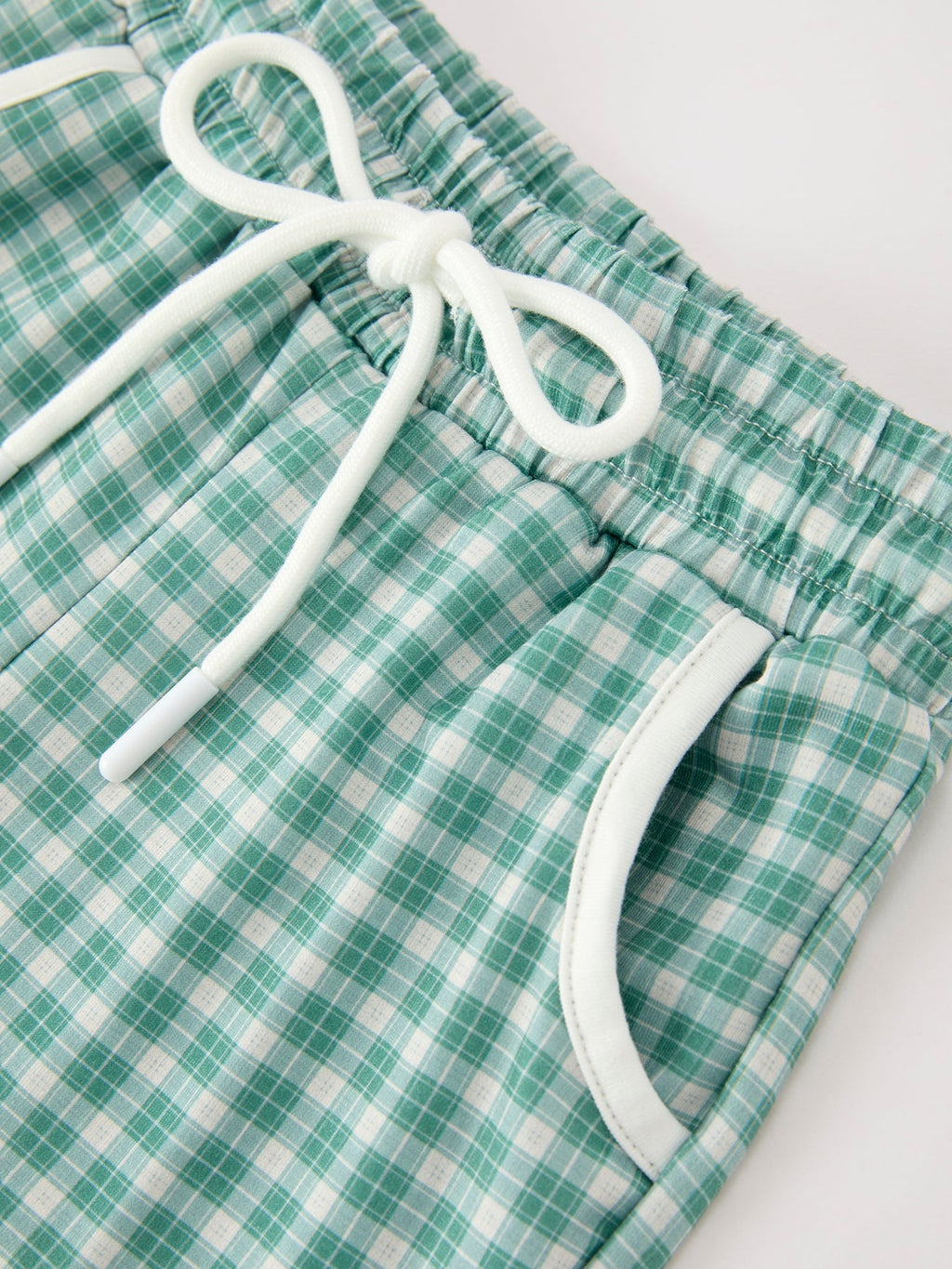 Western Plaid Horse Embroidery Boy Pants Set