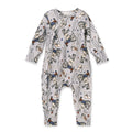 Western Cowboy Rodeo Zipper Baby Romper - Bamboo Convertible