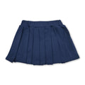 Navy cotton kids girls summer pleated skirt