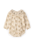Flower Print Crochet Collar Bubble